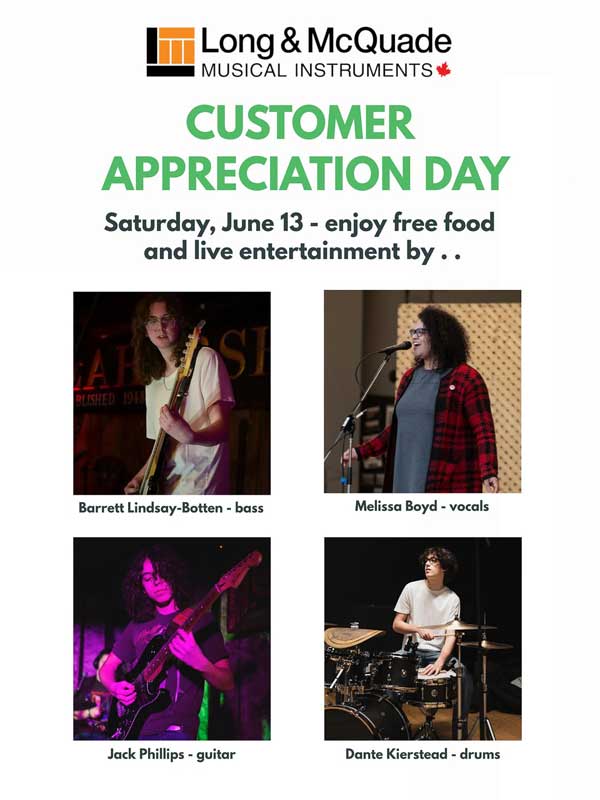Long & McQuade Customer Appreciation Day